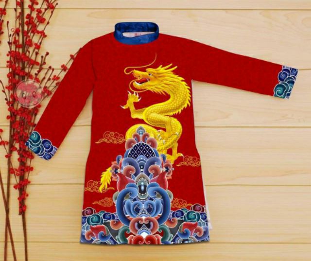 Áo Dài Gấm Bé Trai