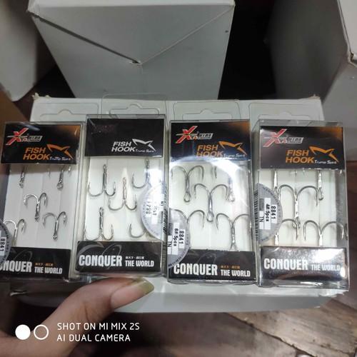Lưỡi Câu Ba Tiêu BKk Hàng Cao Cấp ComBo 5 Lưỡi