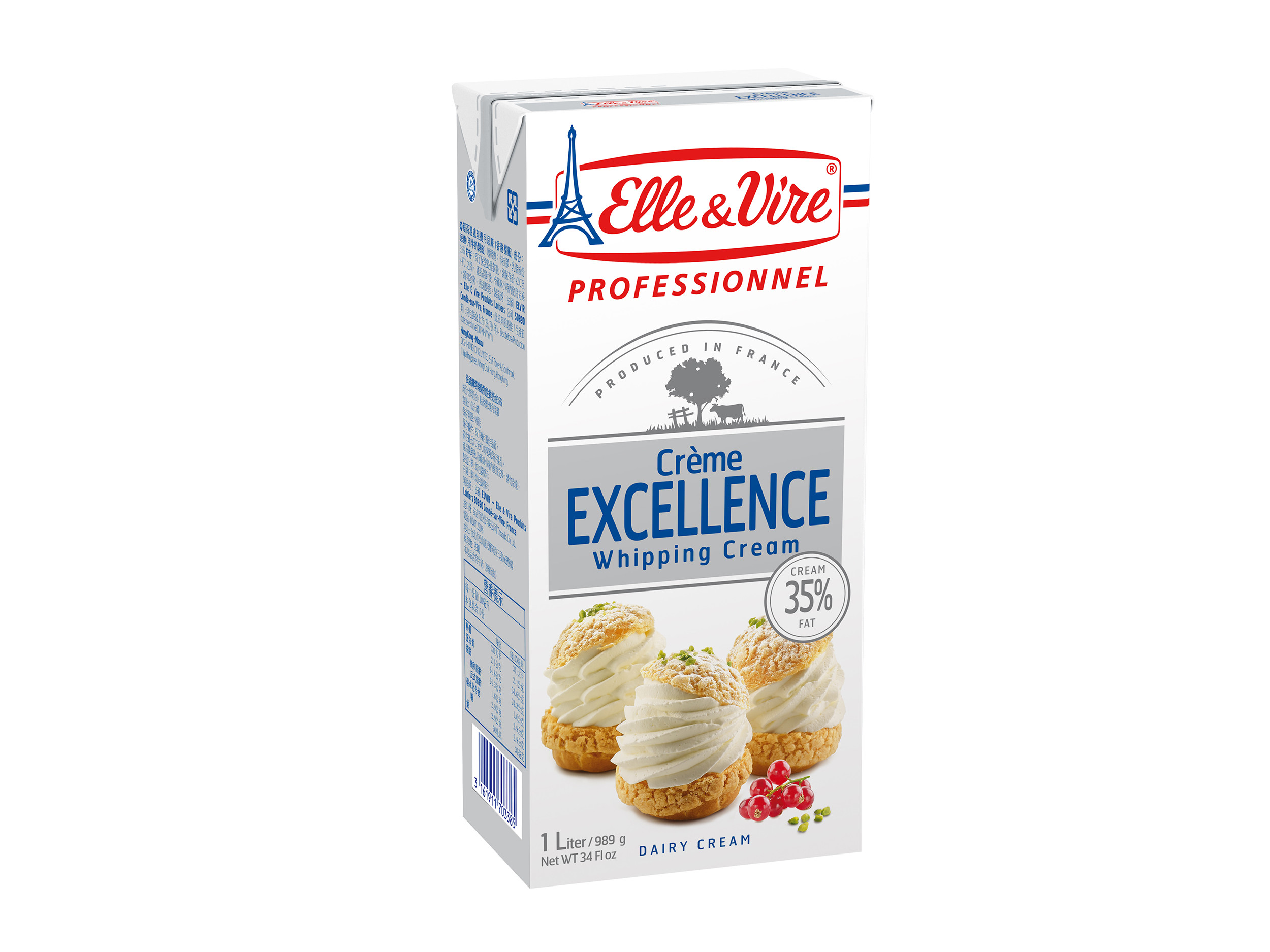 Kem Sữa Tươi Whipping Cream Elle&Vire Excellence 1L