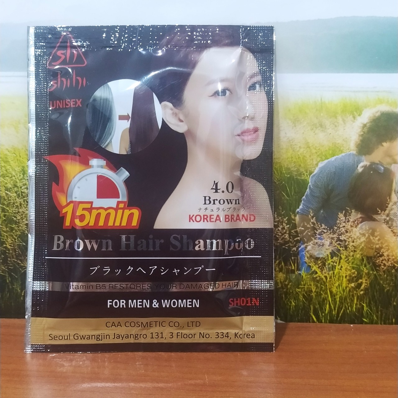Dầu gội phủ bạc Shihi - nhuộm tóc NÂU