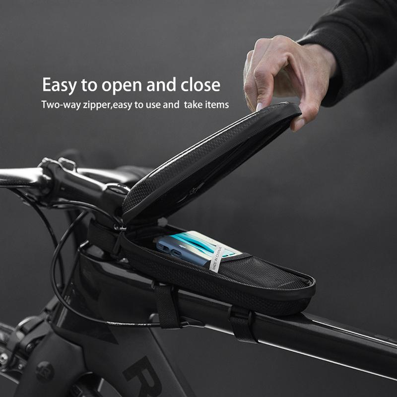 ROCKBROS Túi xe đạp  Vỏ cứng EVA Túi đựng xe đạp Túi chống mưa MTB Road Folding Saddle Bag Đa chức năng túi xe đạp thể thao dung tích lớn phụ kiện xe đạp