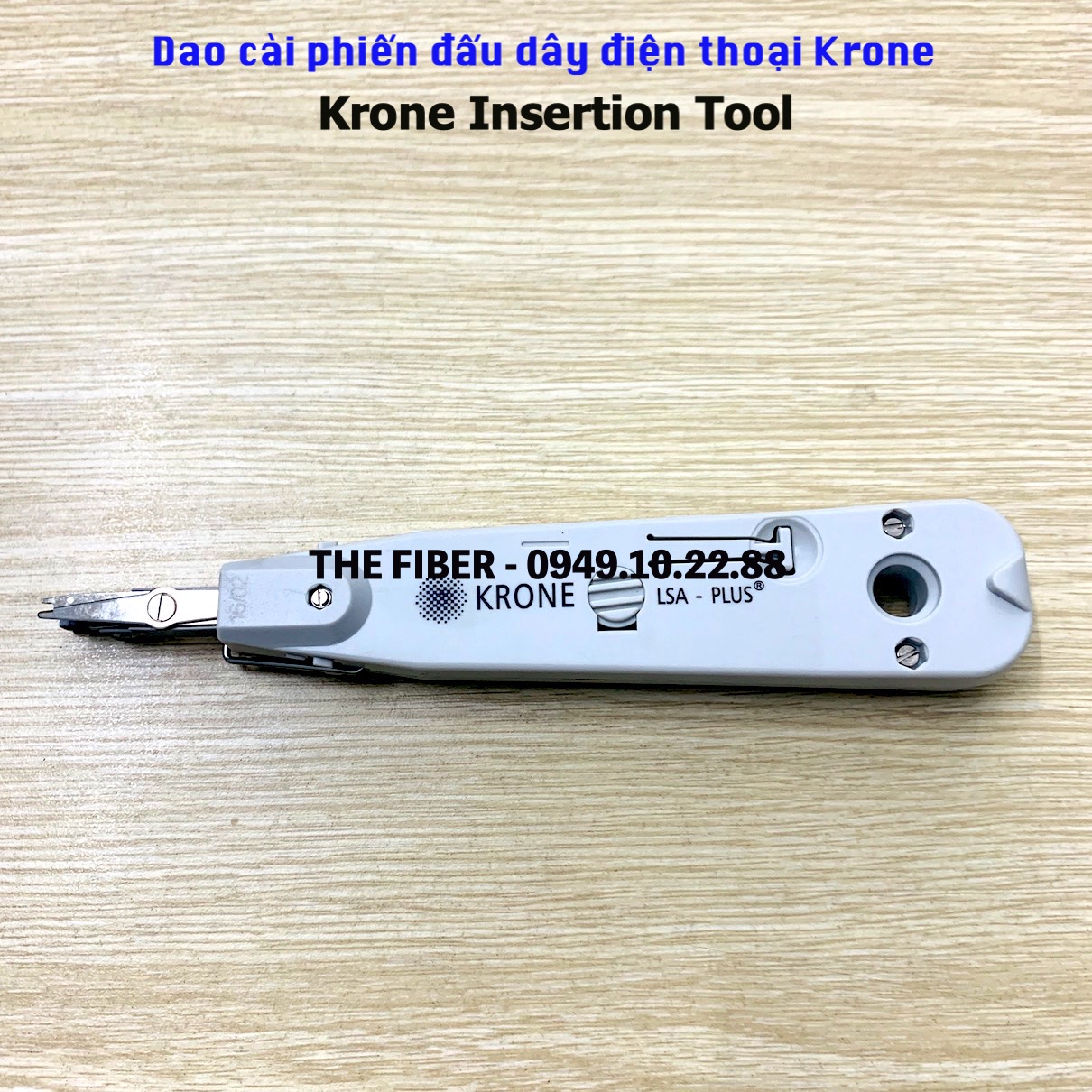 Dụng cụ cài dây điện thoại vào phiến Krone