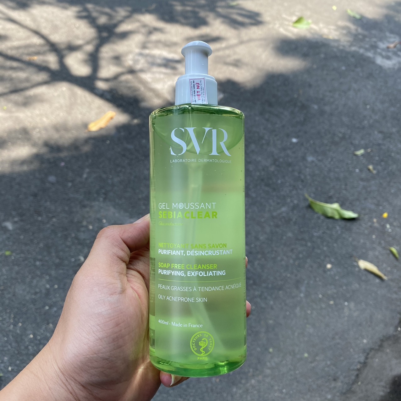 SVR Sebiaclear Gel Moussant 400ml