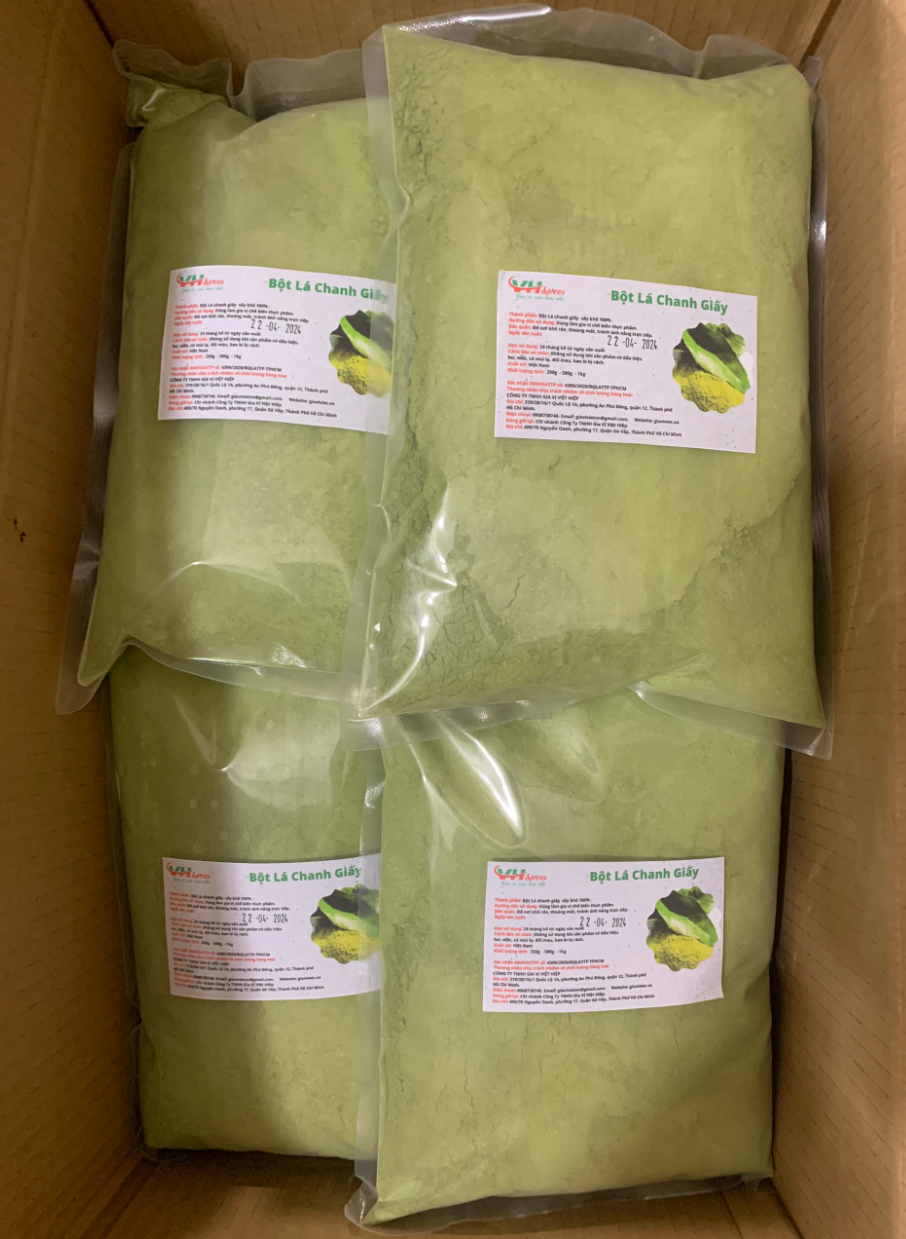 Bột Lá Chanh Giấy(Lemon Leaf Powder) Việt Hiệp