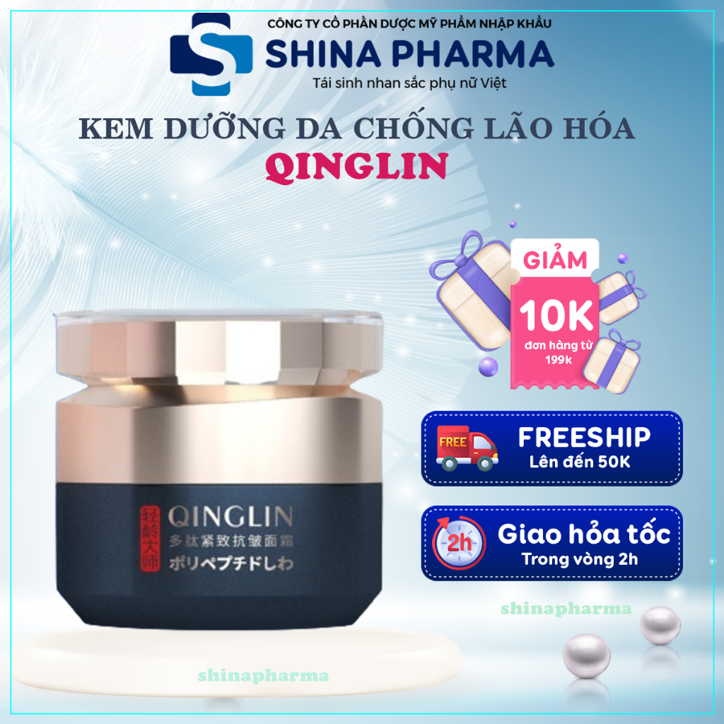 Kem Collagen Qinglin Nhật Bản Xóa Nhăn Nâng Cơ Chống Lão Hóa – Qinglin Bổ Sung Collagen Cấp Ẩm Dưỡng Trắng