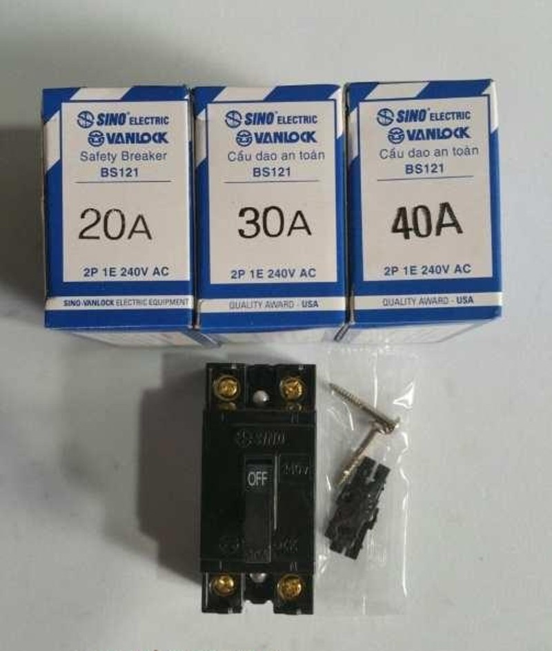 [HCM]CB cóc 20-40A SINO - atomat - cầu dao