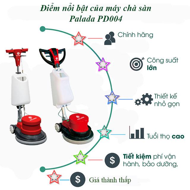 [HCM]Máy chà sàn tạ Palada PD 004