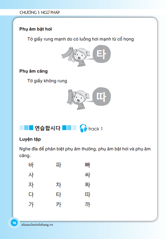 Sách - Tiếng Hàn cơ bản dành cho người mới bắt đầu