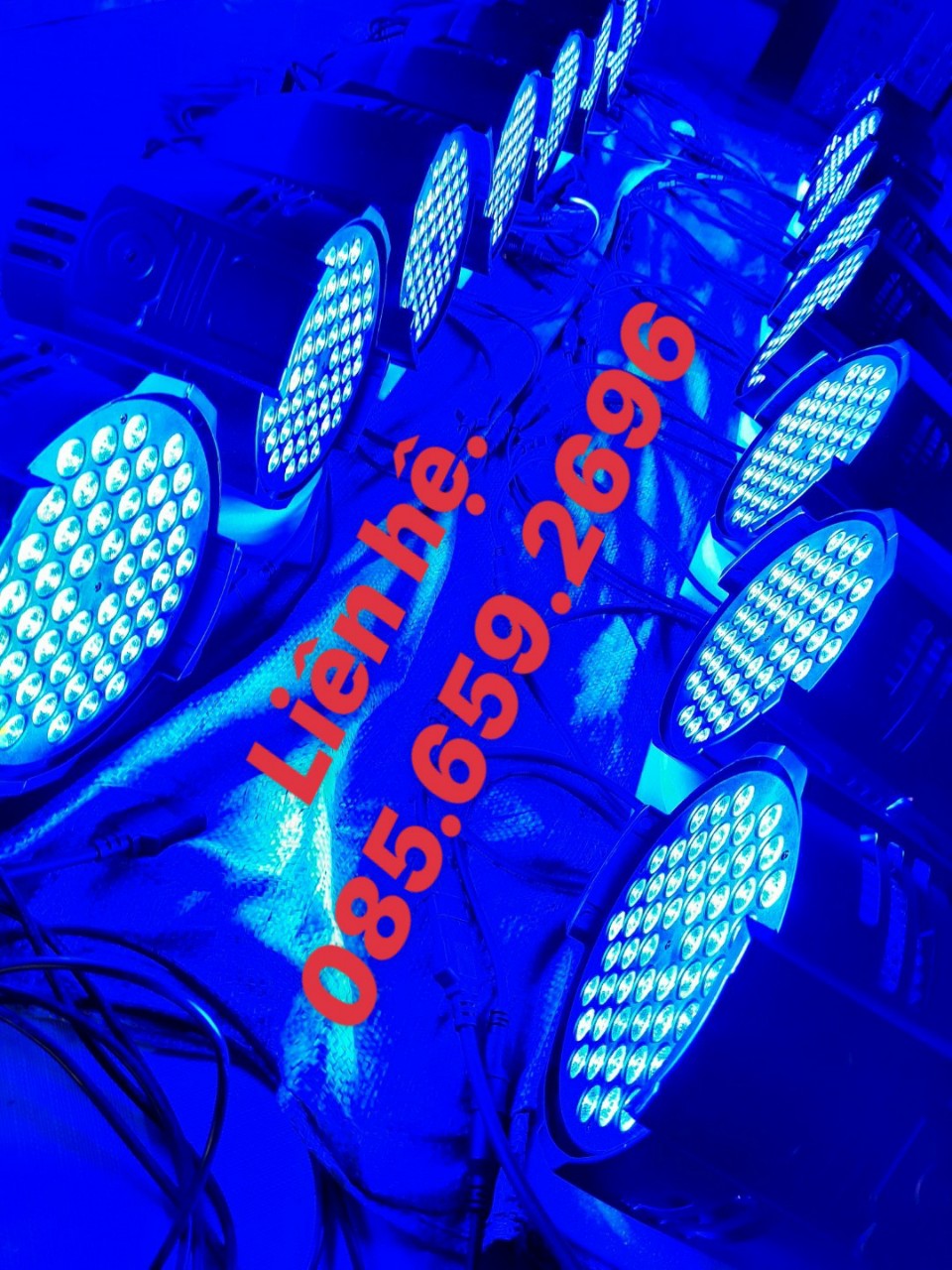 Đèn sân khấu 54 bóng full màu 9w