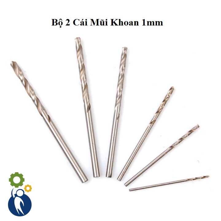Bộ 2 cái mũi khoan 1mm