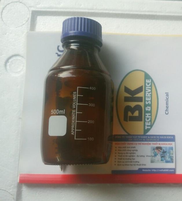 Chai thủy tinh nâu nắp vặn 500ml