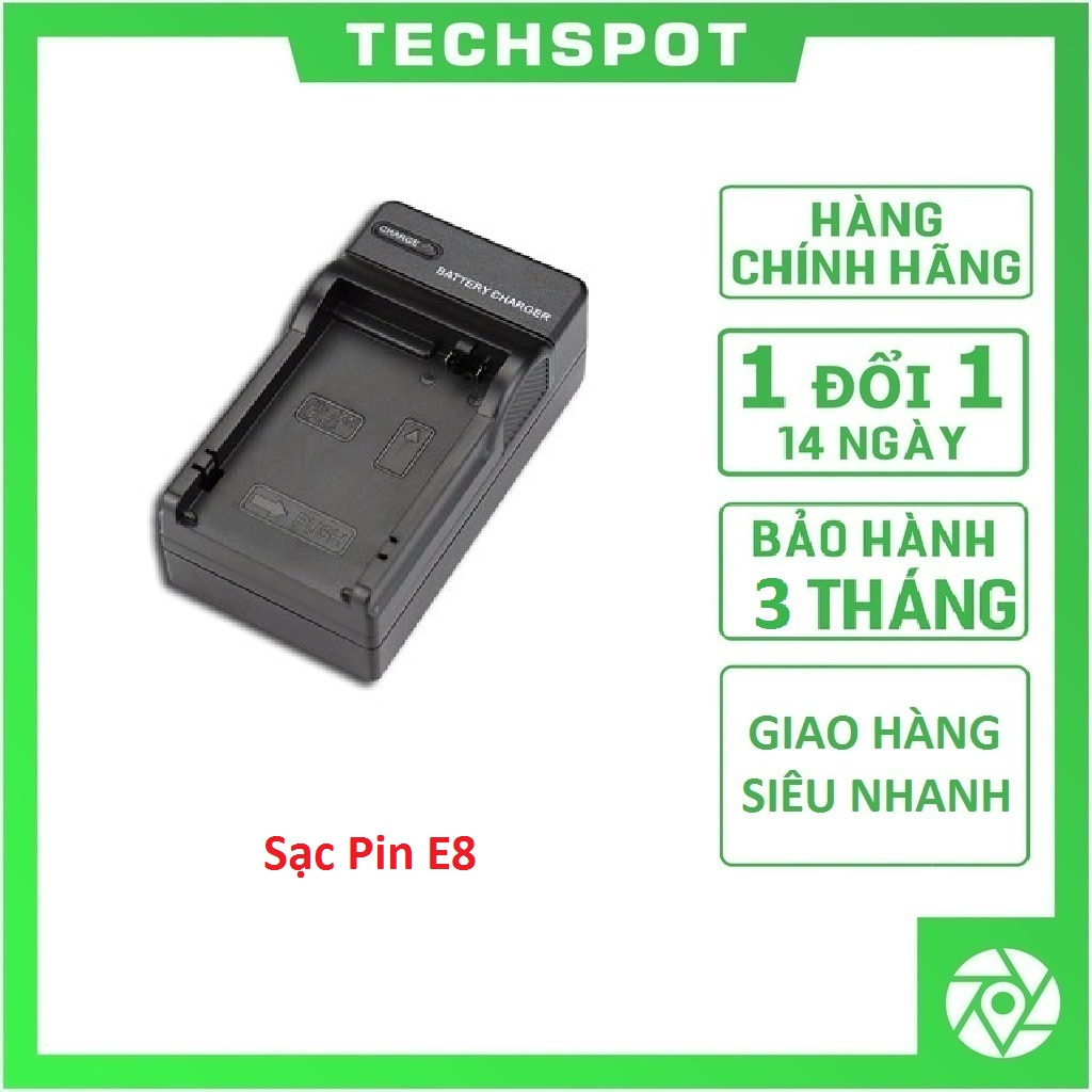 Sạc pin cho canon lp-e8 | bảo hành 3 tháng