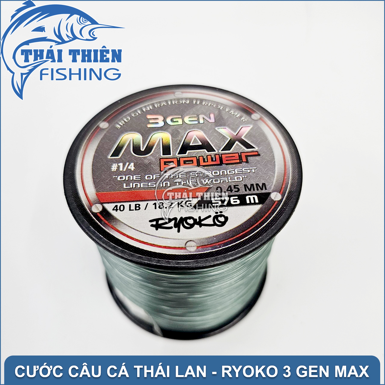Dây Cước Câu Cá Ryoko 3 Gen Max Power