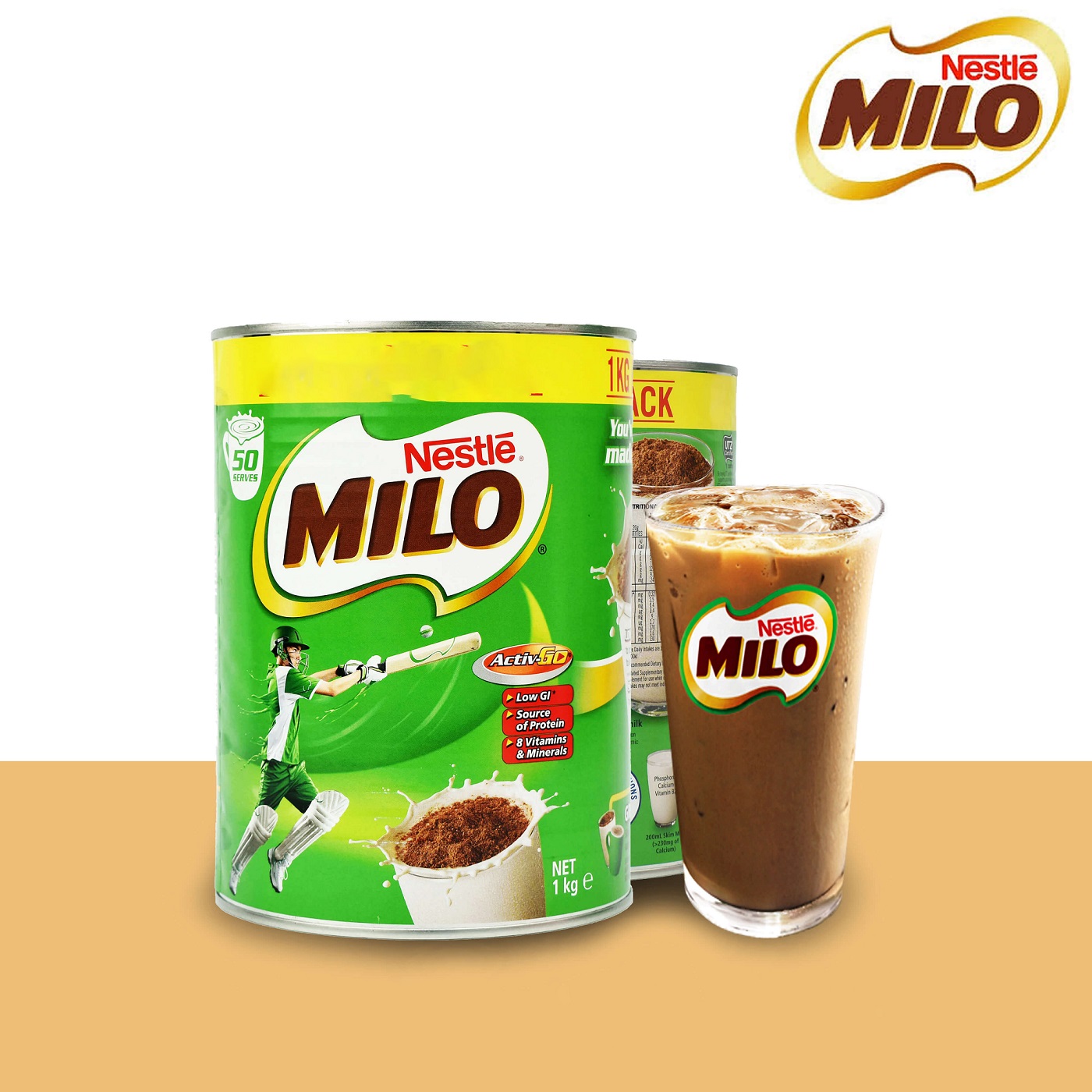Sữa Milo Úc hộp sắt 1kg