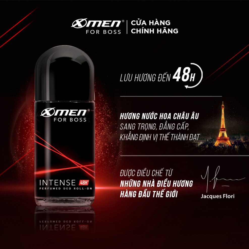Lăn khử mùi Xmen For Boss Intense 50ml