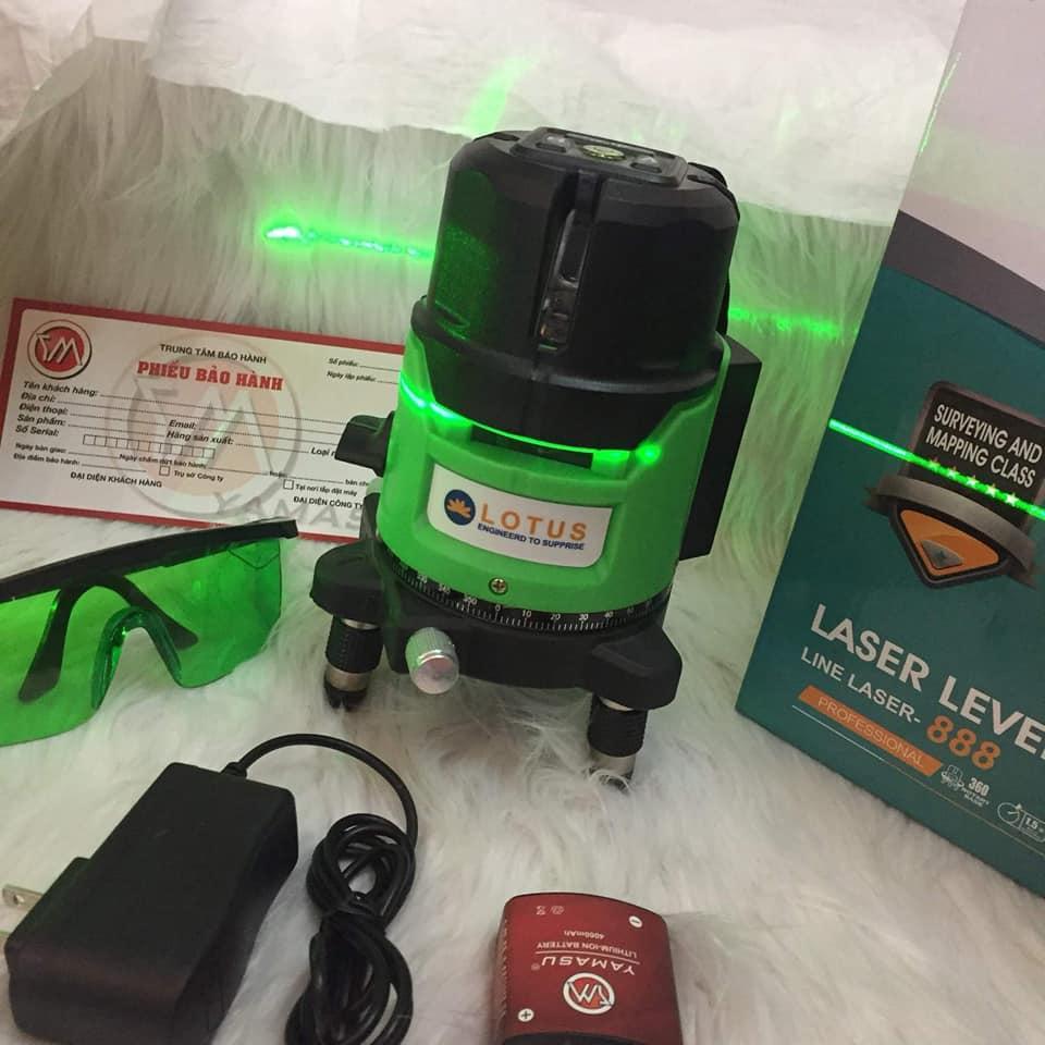 Máy cân mực laser  5 tia xanh lotot