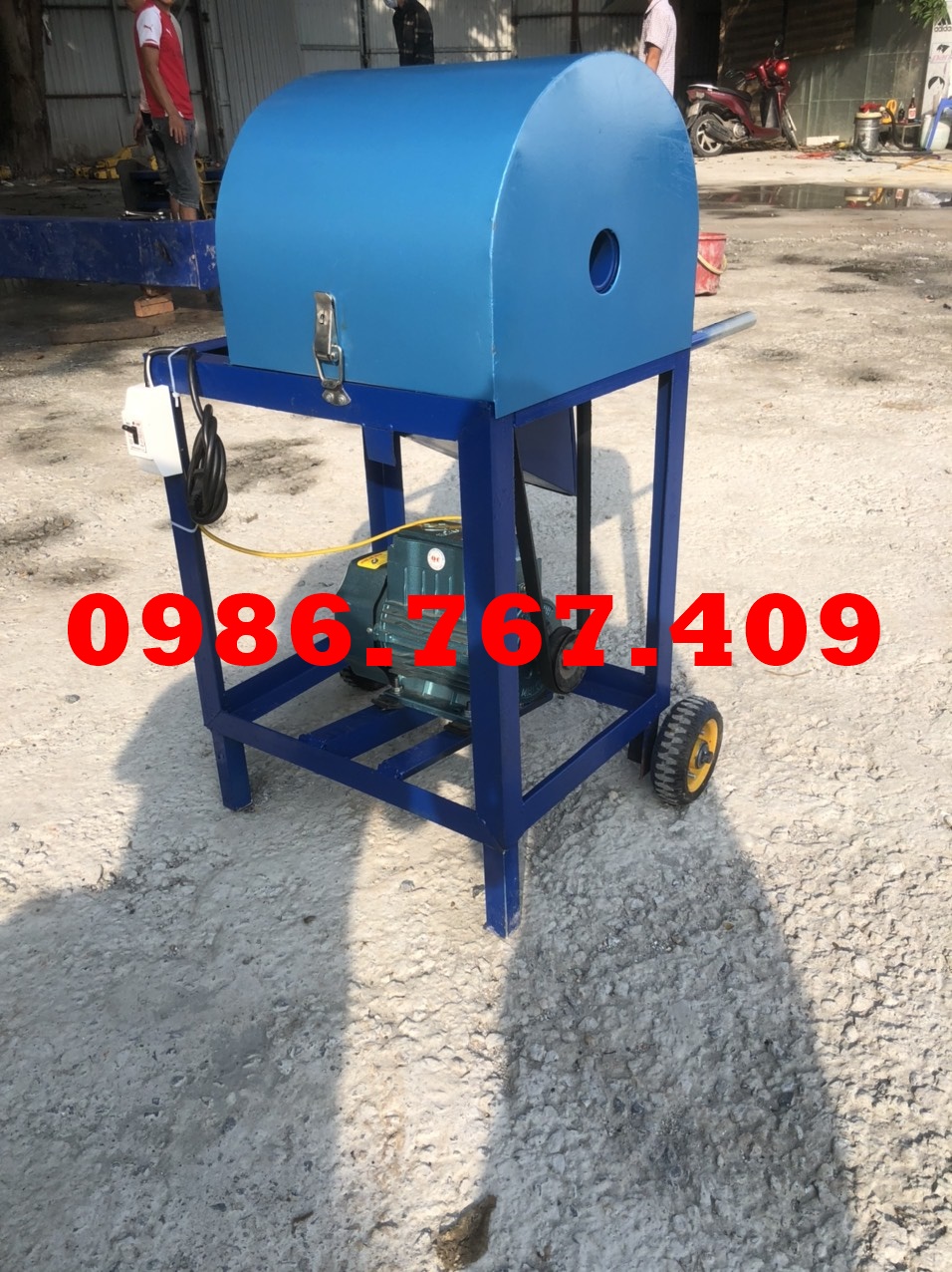 Bộ máy cạo vỏ mía siêu sạch 1,5KW