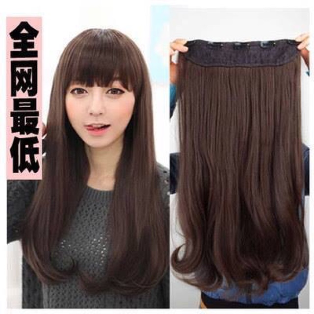 Tóc giả kẹp cúp đuôi
