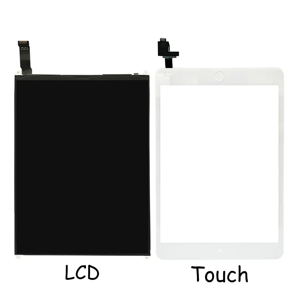 Lcd và màn hình cảm ứng hiển thị cho mini 2 mini2 a1489 a1490 a1491 mini3 a1599 a1600 a1601100 thử nghiệm lcd hiển thị màn hình cảm ứng