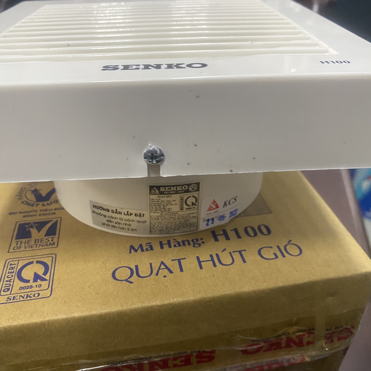 Quạt Máy Hút Gió SENKO H100 18x18