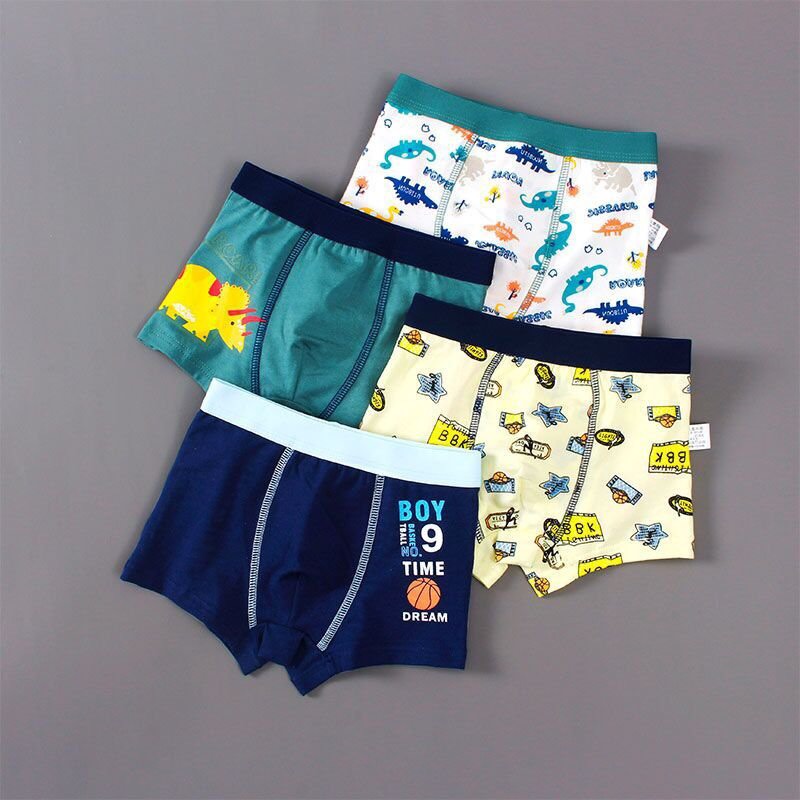 [HCM]Set 4 quần xịp bé trai đủ size 7-45kg-T51
