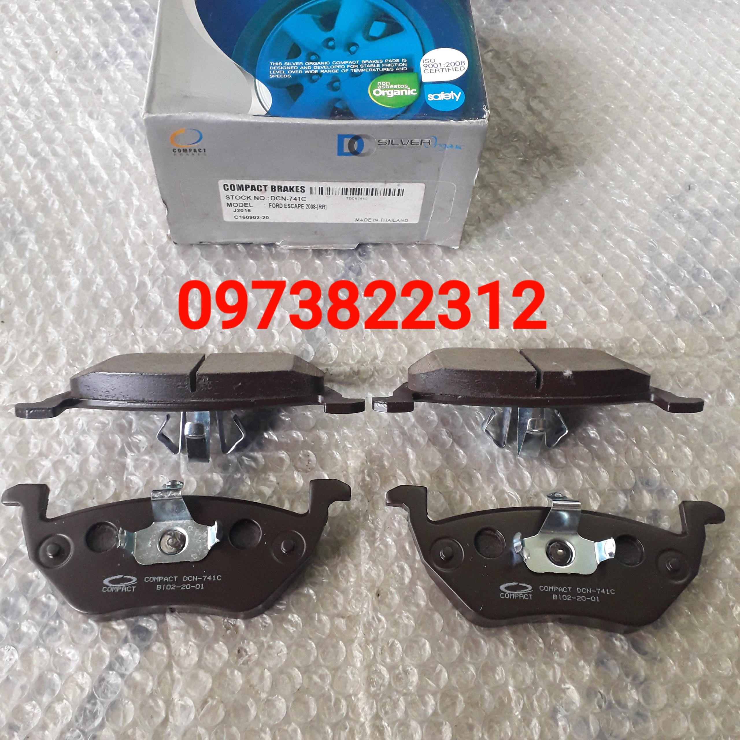 Má phanh sau Escape 08-15 ( Giá 1 Bộ) COMPAC