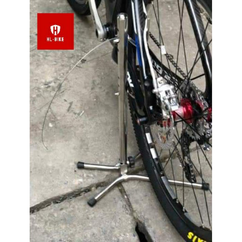 [HCM]Chân dựng chống xe đạp inox