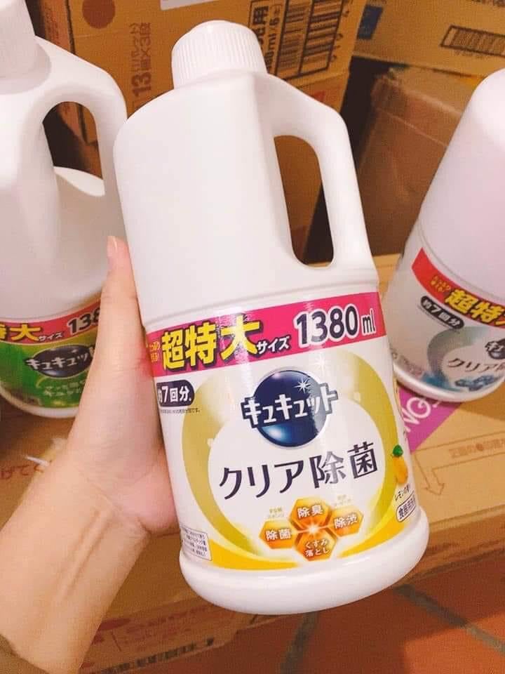 nước rửa chén bát nhật bản KAO dung tích 1380ml