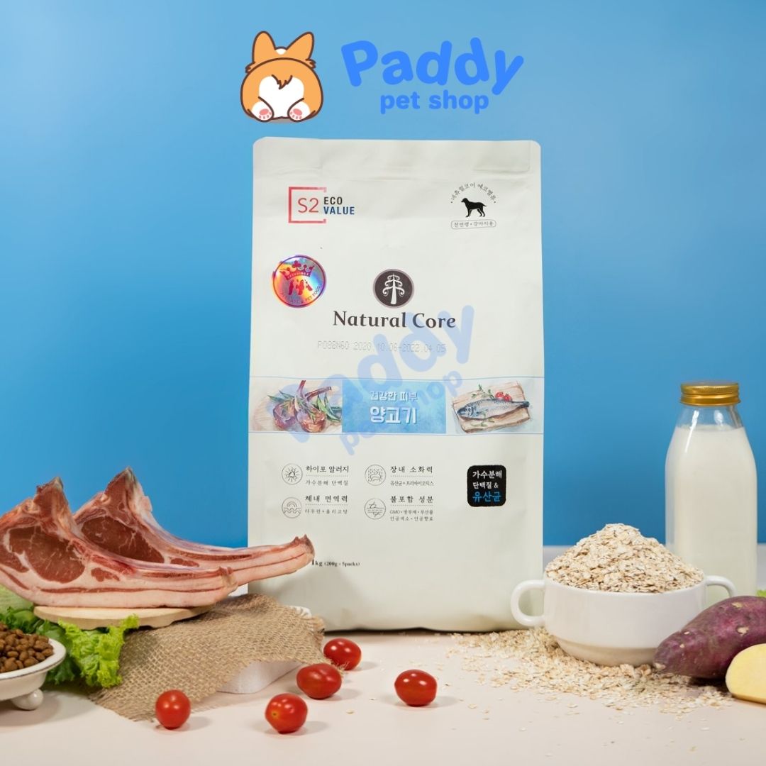 Hạt Cho Chó Mọi Lứa Tuổi Hữu Cơ Natural Core ECO Value Gấp Đôi Thịt