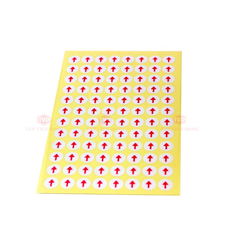 Nhãn dán mũi tên,Decal dán mũi tên báo lỗi (1 xấp)