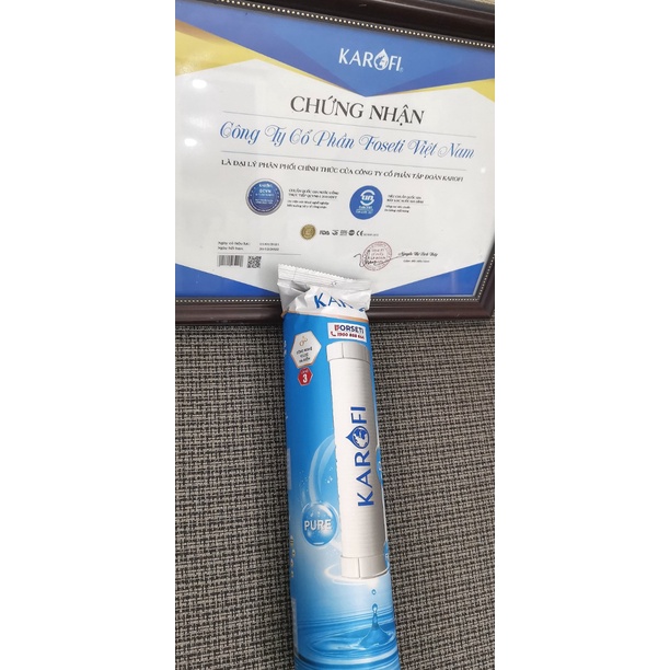 Combo 3 lõi lọc thô + 1 màng RO Karofi