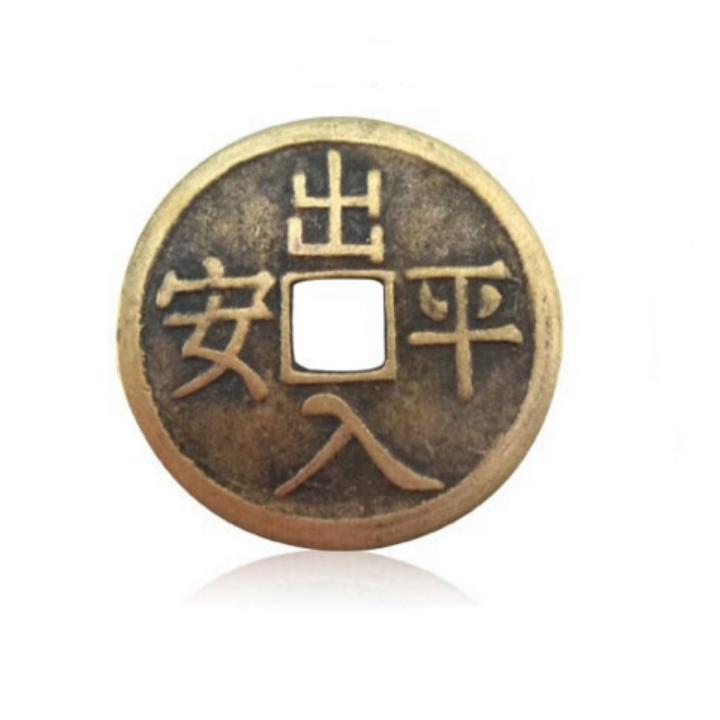 Cặp Đồng Xu Xuất Nhập Bình An