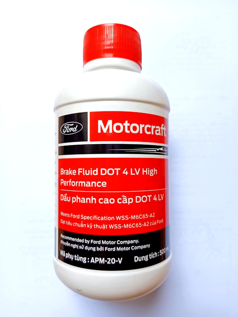 Dầu phanh  xe hơi cao cấp Ford Motocraft Dot4