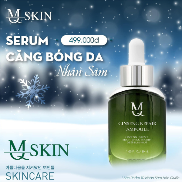 SERUM CĂNG BÓNG DA NHÂN SÂM MQSKIN