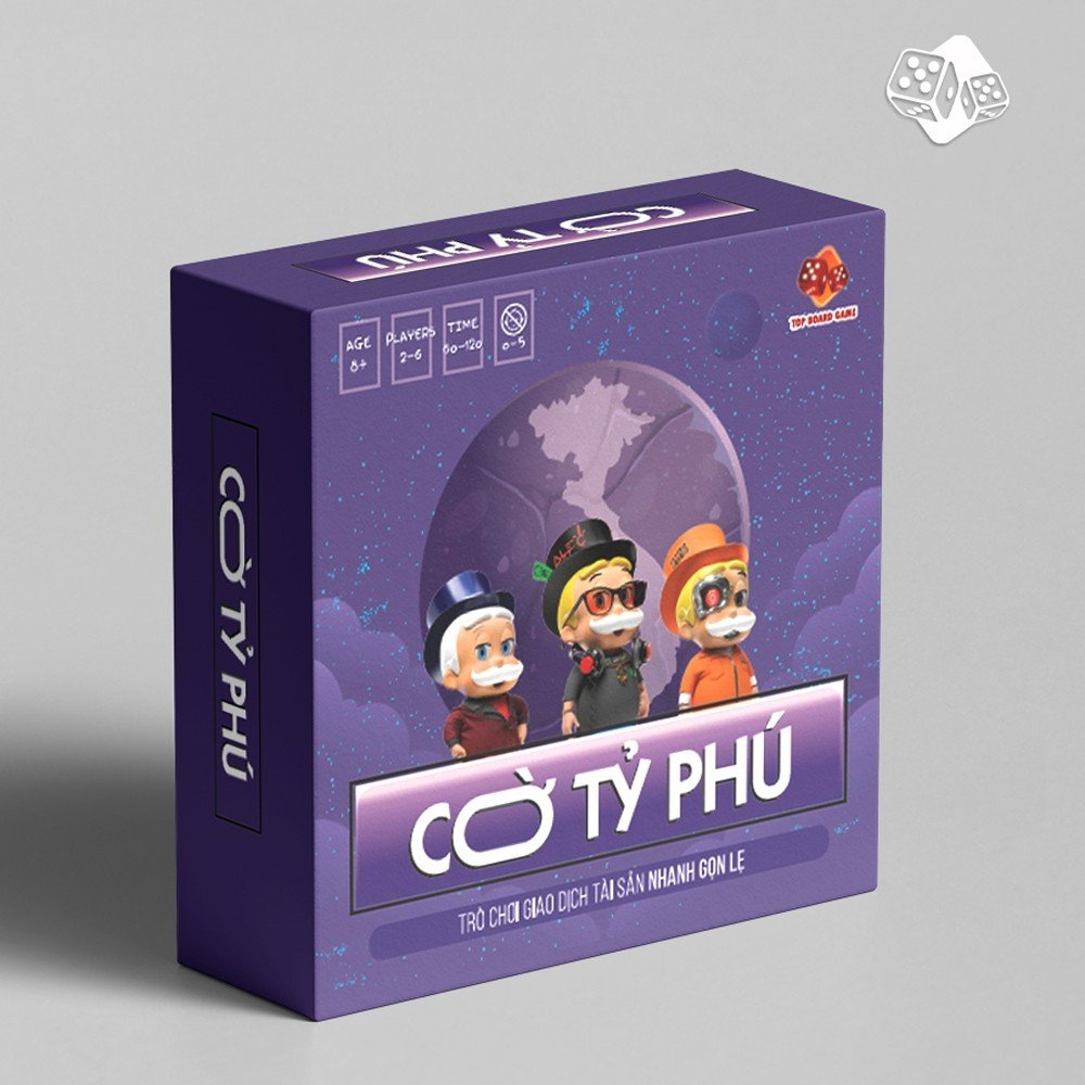 [HÀNG CAO CẤP] Cờ tỷ phú Top boardgame 2023 monopoly Tiếng việt cao cấp