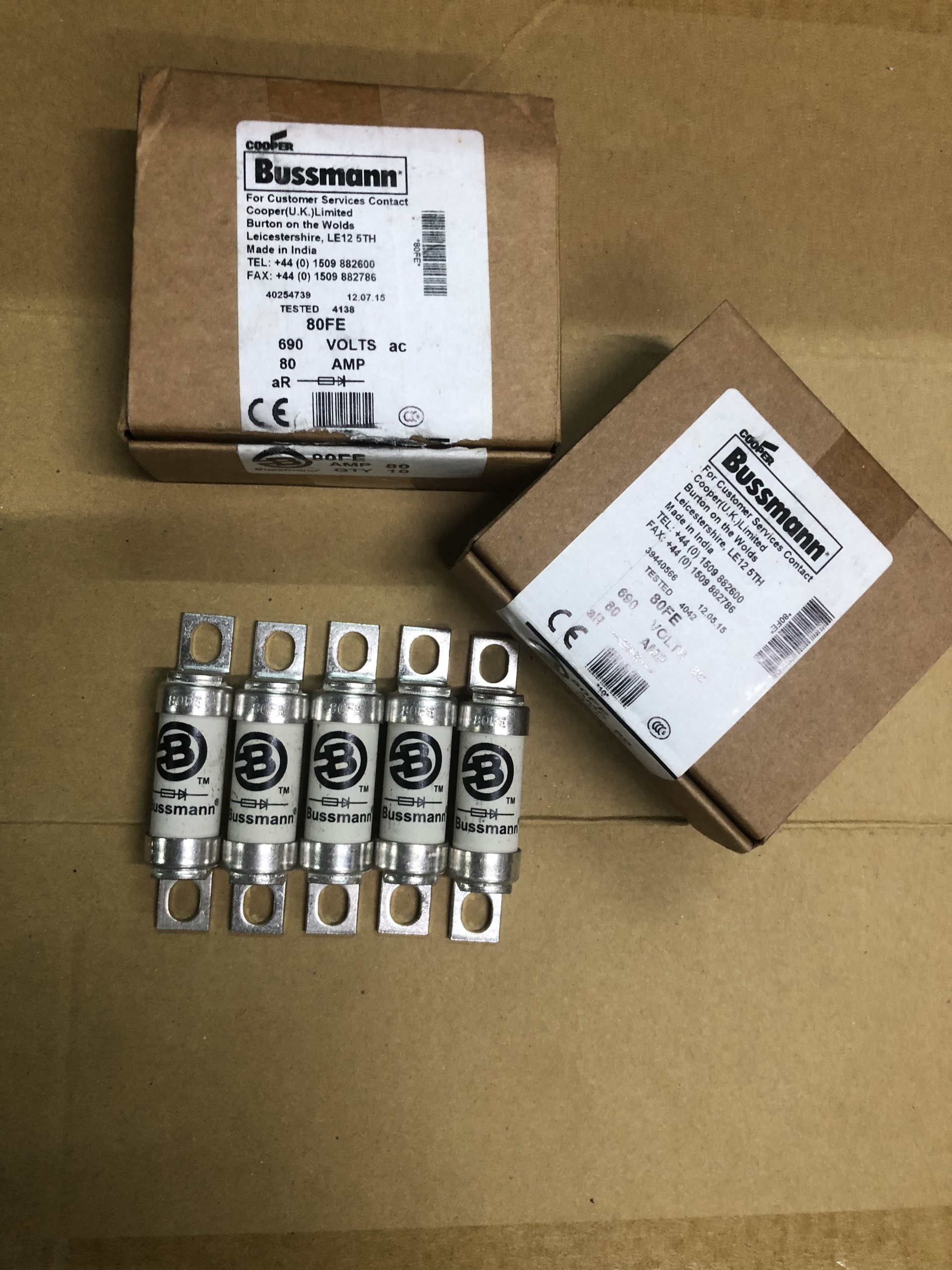 Cầu chì BUSSMANN 80FE - 80AMPE