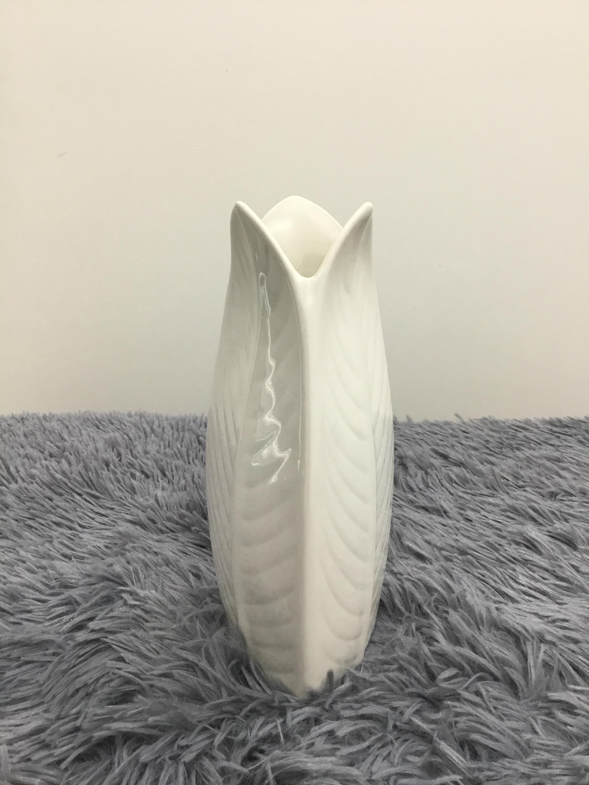 Bình hoa 3 lá 21 cm - gốm sứ cường phát
