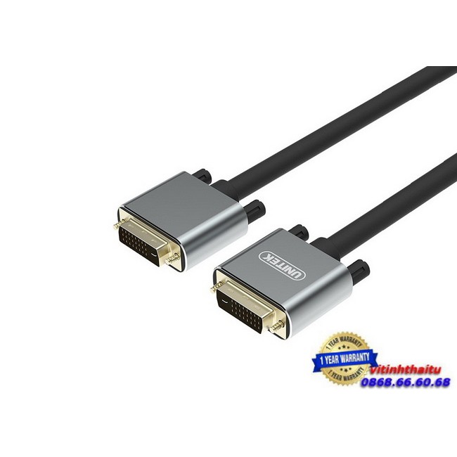 CÁP DVI 24+1 - 3 M UNITEK (Y-C 209DGY)