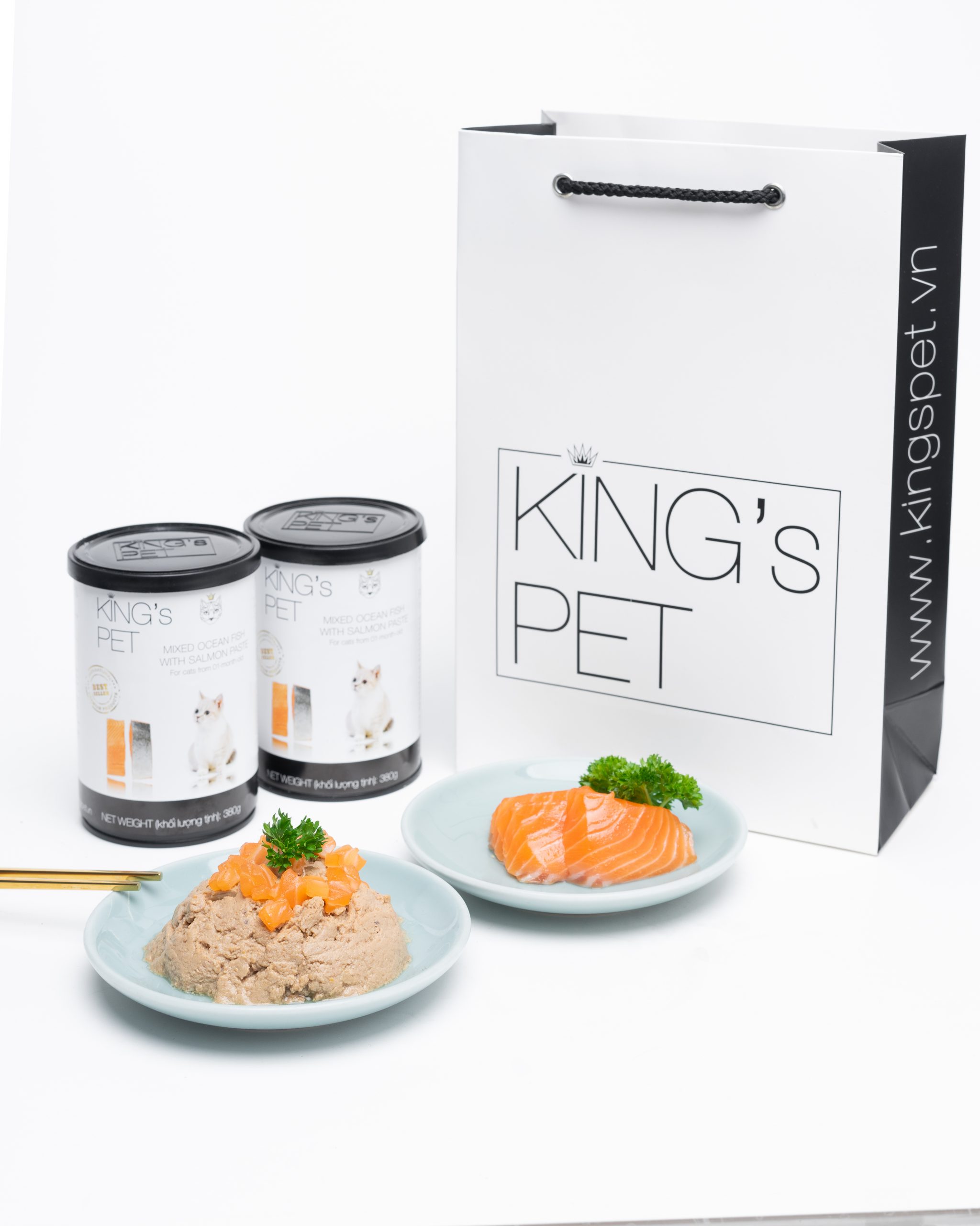 [date 5/2026] Pate King's Pet cho chó mèo lon 380G