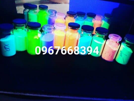 bột dạ quang 13g và sơn pha 15ml (tặng cọ vẽ)