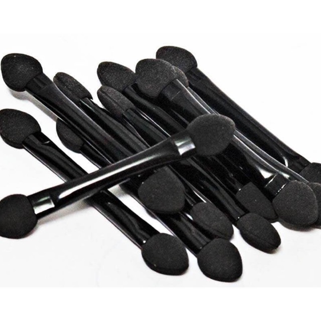Cọ mắt mousse 2 đầu cán đen CM13 Vacosi