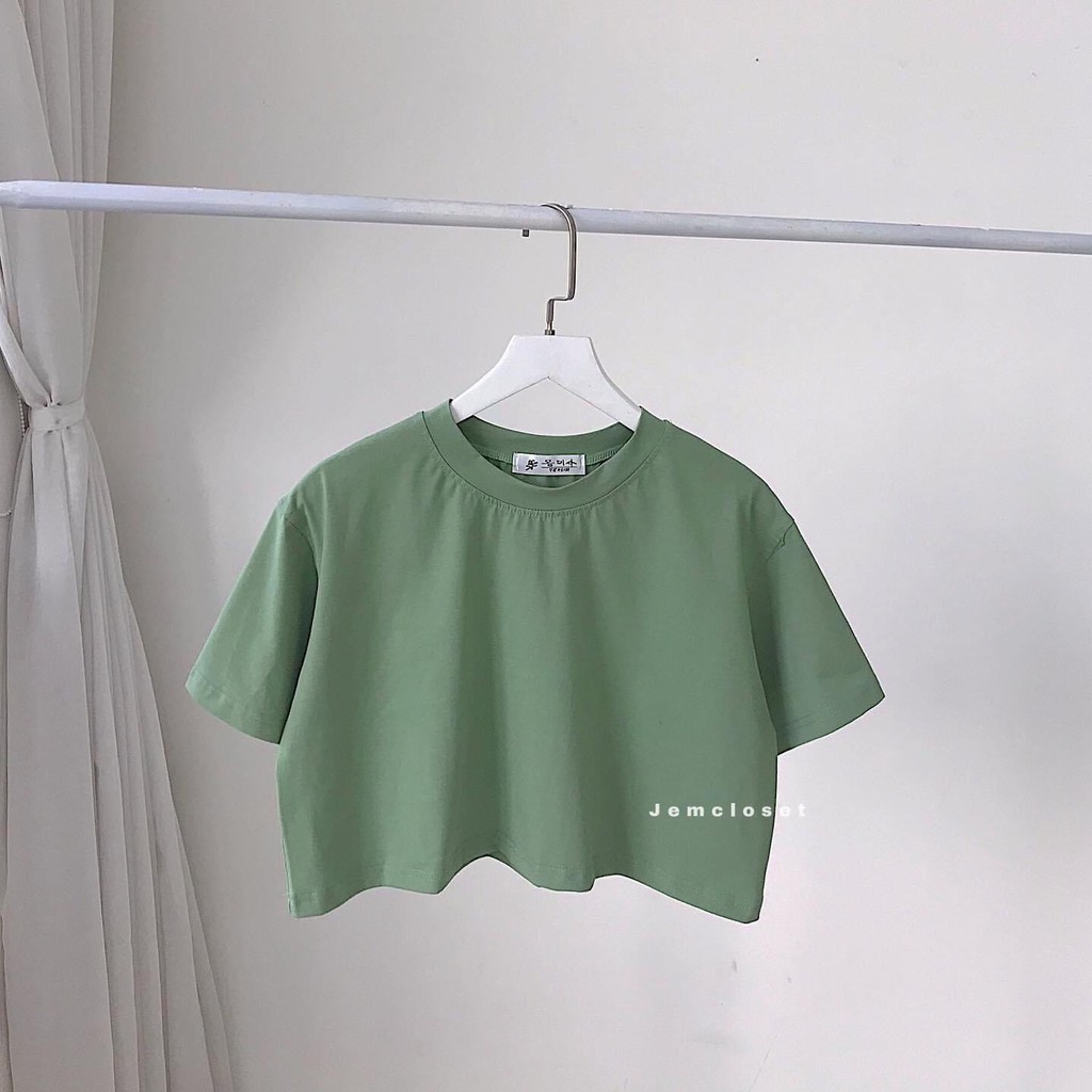 Áo Croptop Trơn ABI - 10084 (JEM CLOSET)