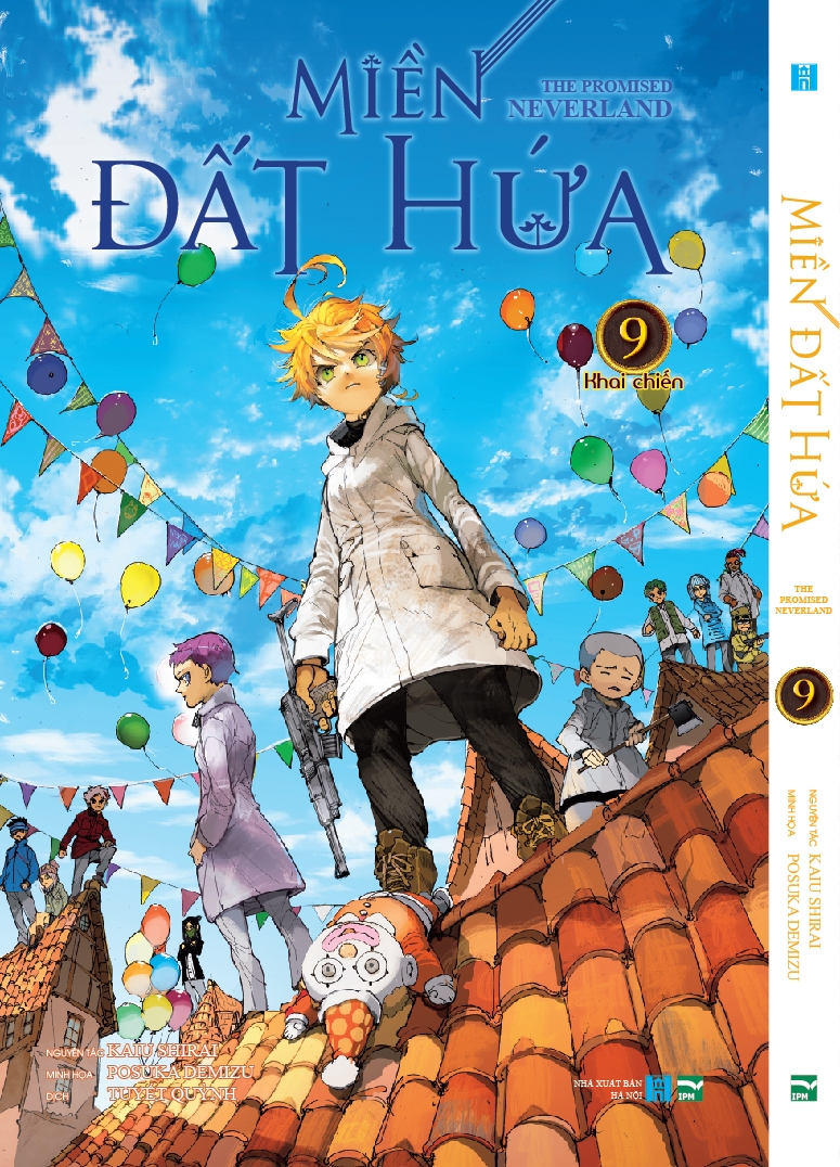 Fahasa - Miền Đất Hứa - The Promised Neverland - Tập 9 - Phiên Bản Bìa Trắng (White Ver)