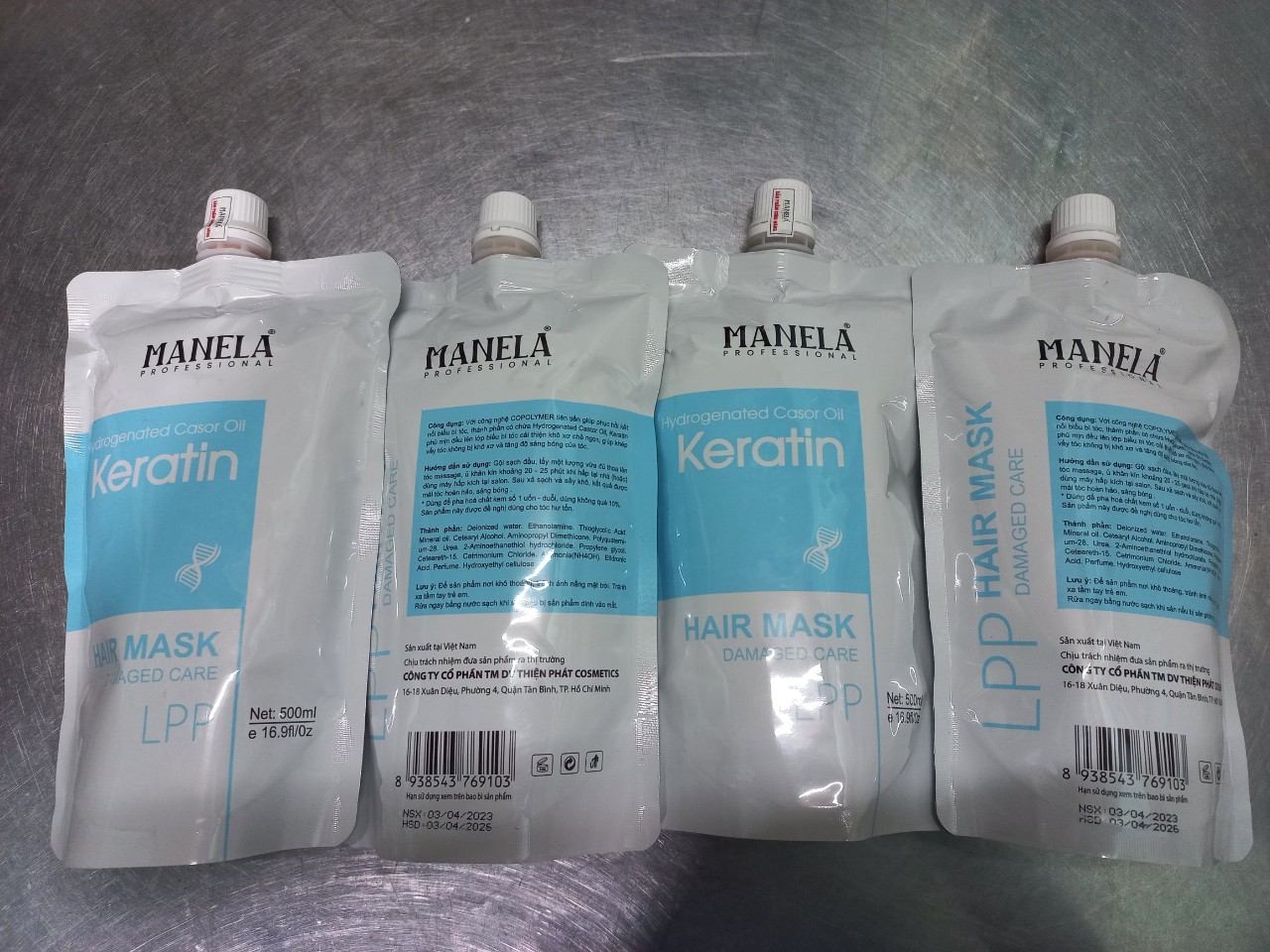 Hấp dầu Keratin Manela professional LPP 500ml