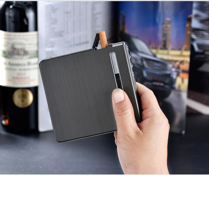 Hộp đựng thuốc kiêm bật lửa sạc điện