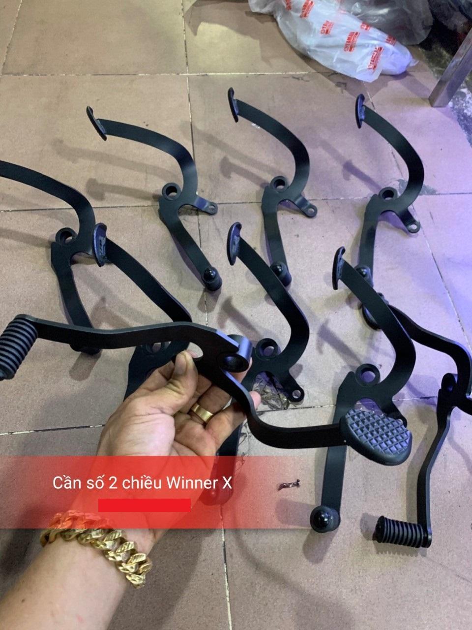 Cần số 2 chiều  Winner X  tĩnh điện đen Vindecal BD