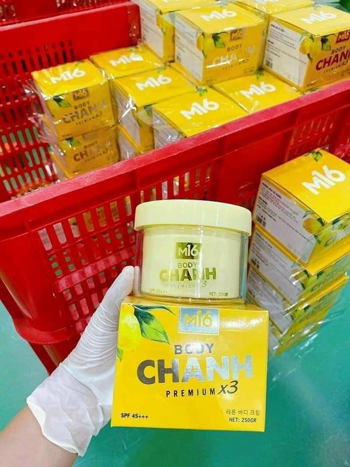 kem body chanh M16