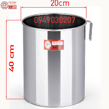 Ống/ Lòng trụng hủ tiếu, phở inox 430 (đường kính 18-20cm)