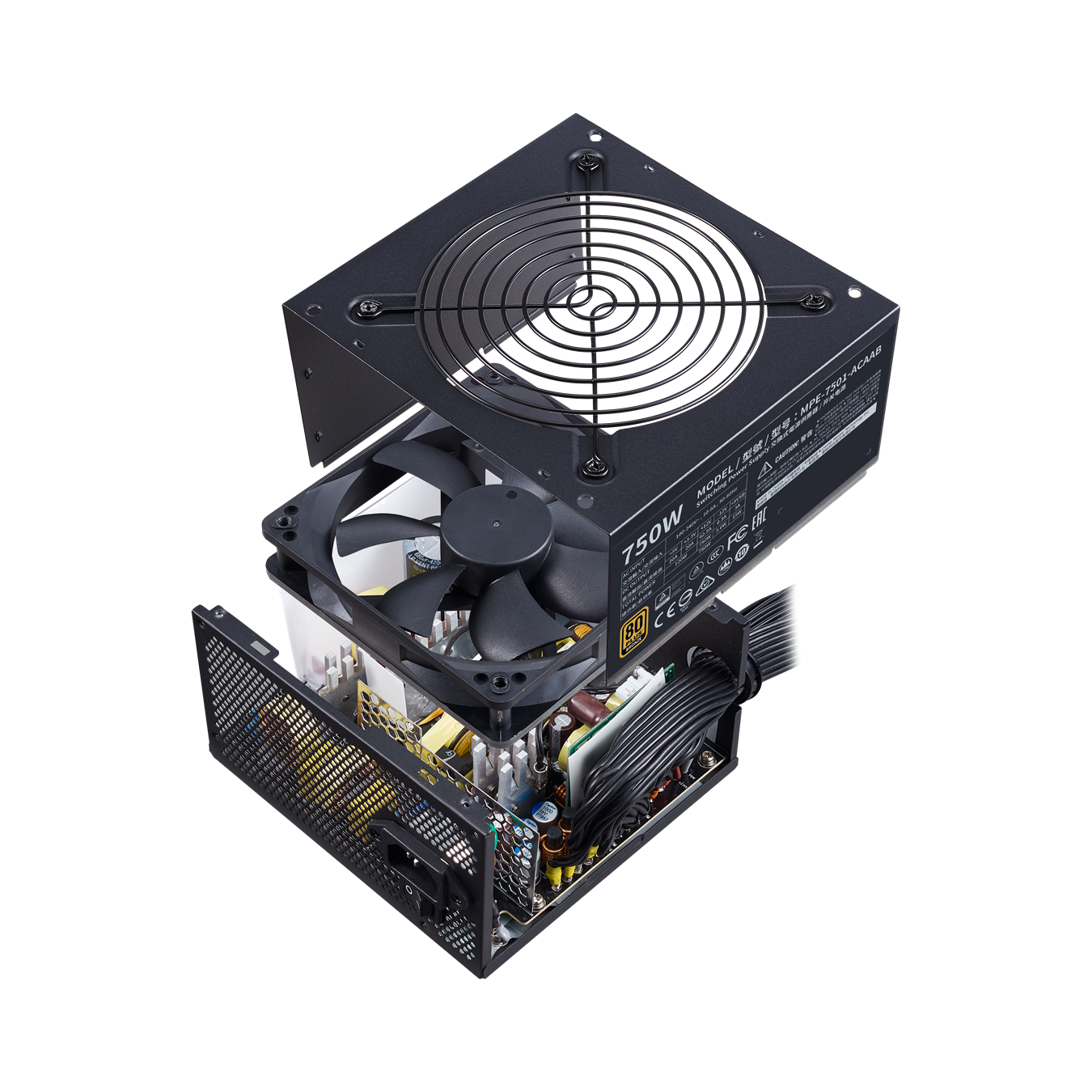 Nguồn máy tính Cooler Master MWE 750 BRONZE - V2