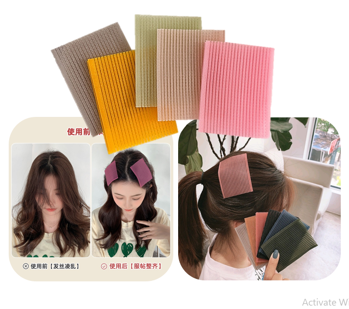 Hcm set 10 miếng dán giữ tóc mái tiện dụng xinh xắn phong cách hàn quốc